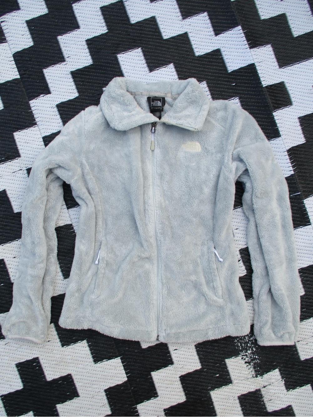 The Northface Grey Osito Fleece Jacket